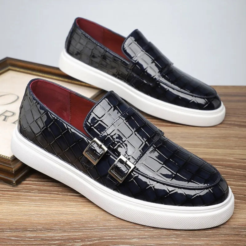 Ferraro - Alligator Leather Monk Strap Shoe