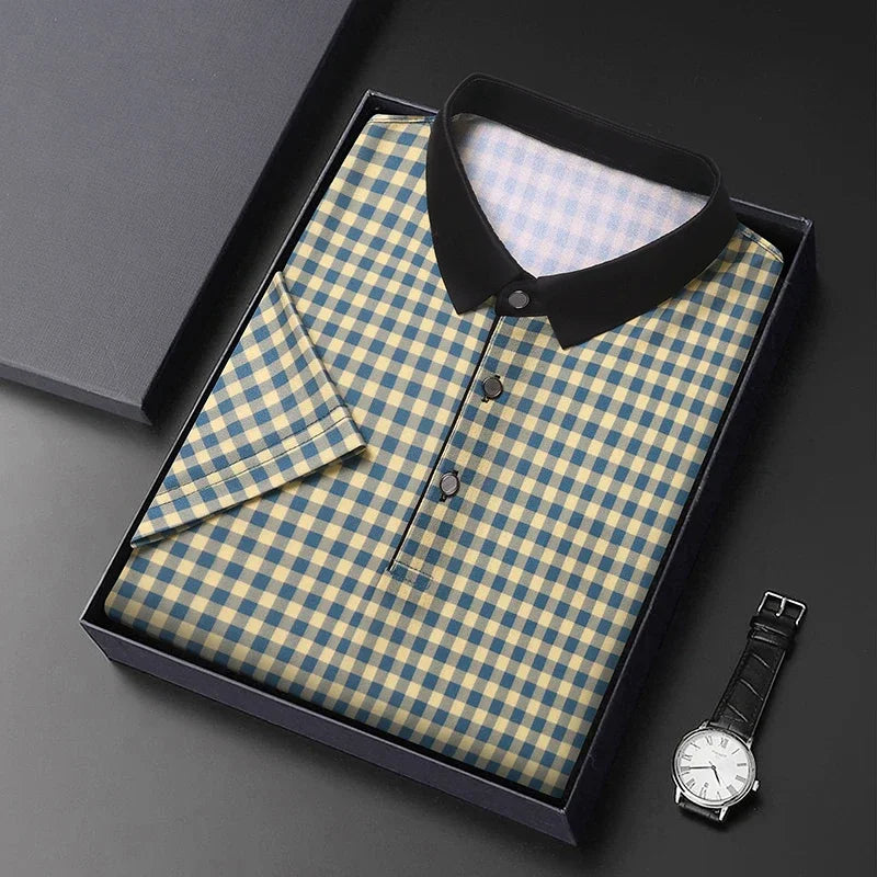 Oxford - Grid Plaid Polo