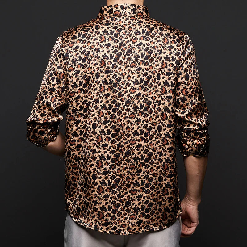 Savanna - Silk Leopard Shirt