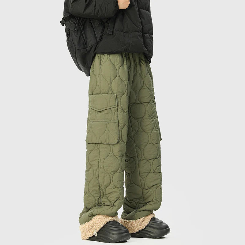 Harland Onion Quilt Fleece-Lined Pants