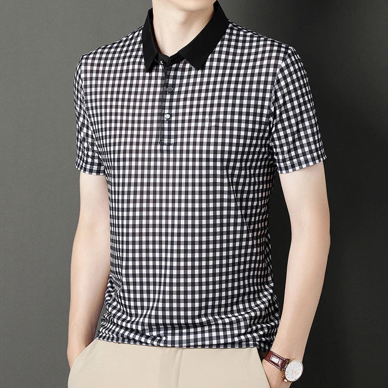Oxford - Grid Plaid Polo