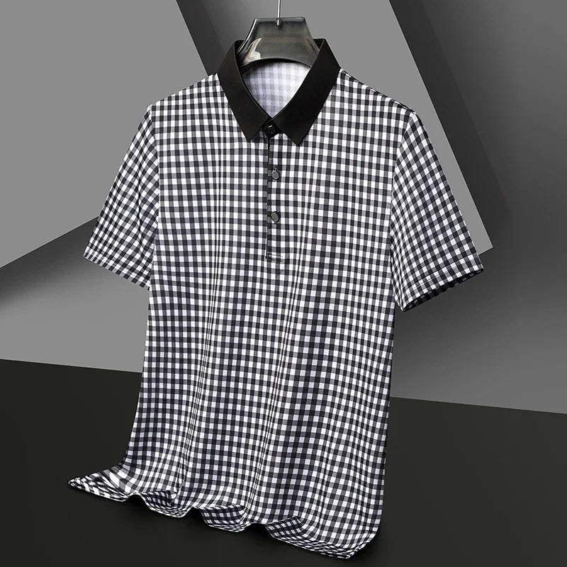Oxford - Grid Plaid Polo
