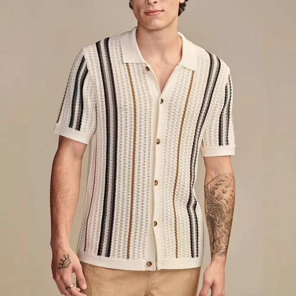 Easton - Shoreline Knitted Short Sleeve