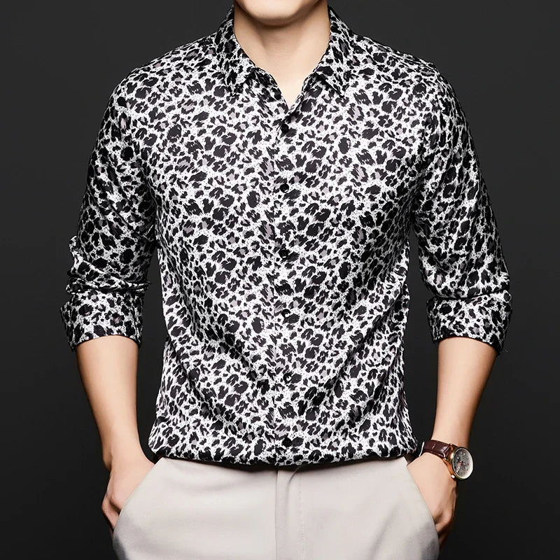 Savanna - Silk Leopard Shirt
