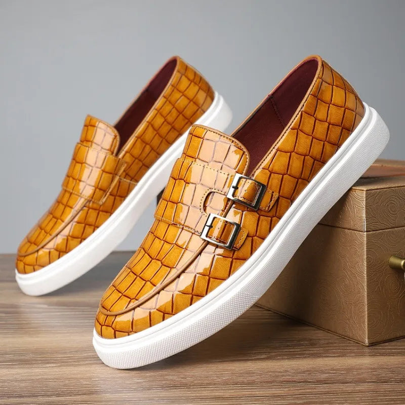 Ferraro - Alligator Leather Monk Strap Shoe