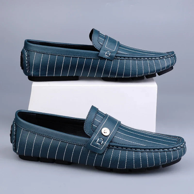 Milanese - Striped Drivers Loafer