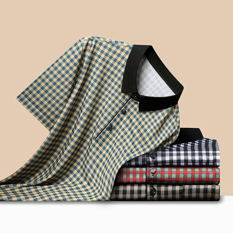 Oxford - Grid Plaid Polo