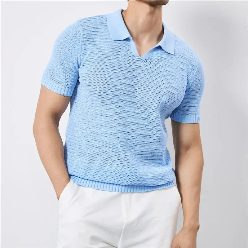 Tidepoint – Open Weave Polo