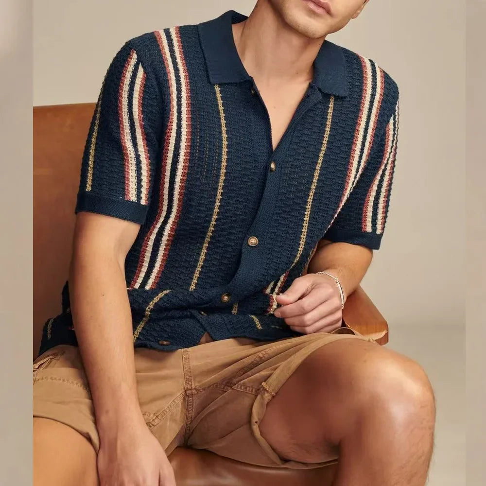 Easton - Shoreline Knitted Short Sleeve