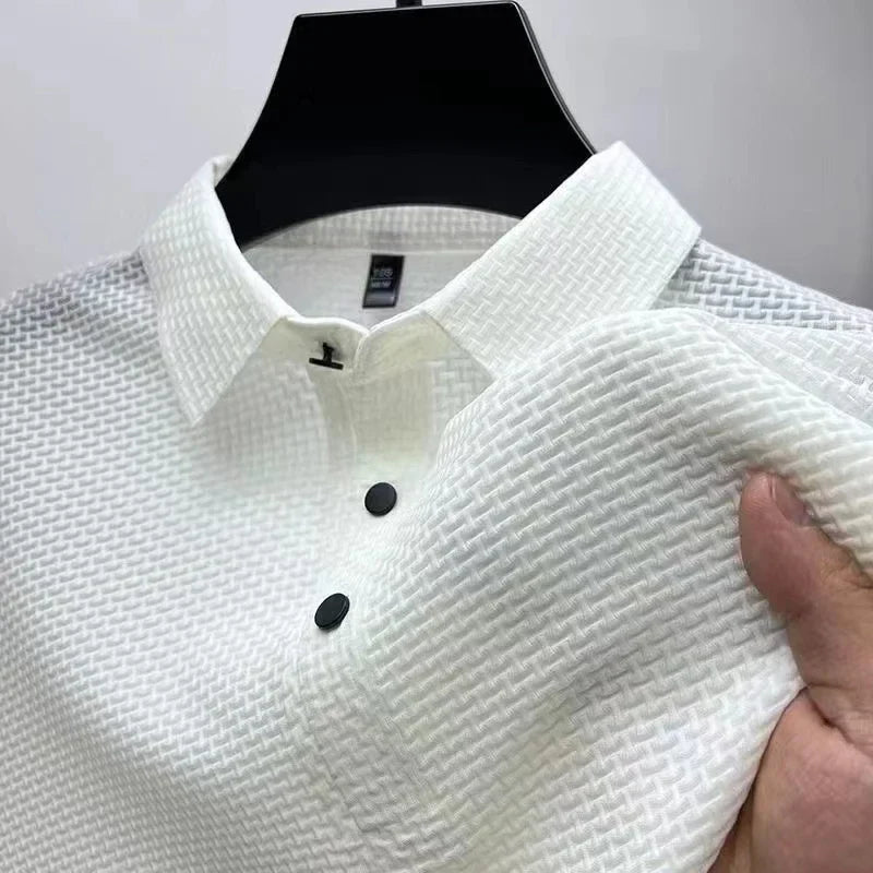 Melano - Textured Polo Shirt
