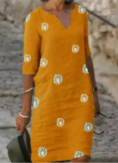Océane | This patterned dress that reveals your unique style