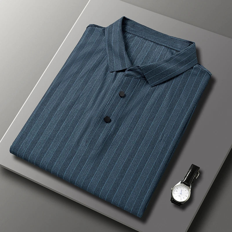 The Veneto Silken Striped Shirt