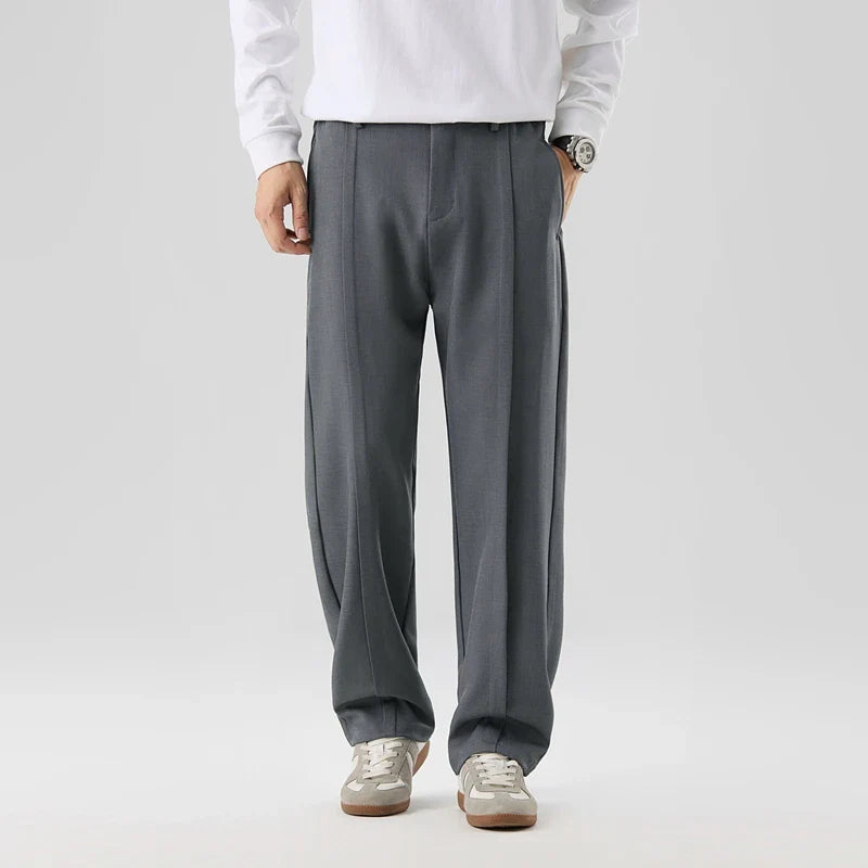 Randolph - Straight Leg Pleated Pants