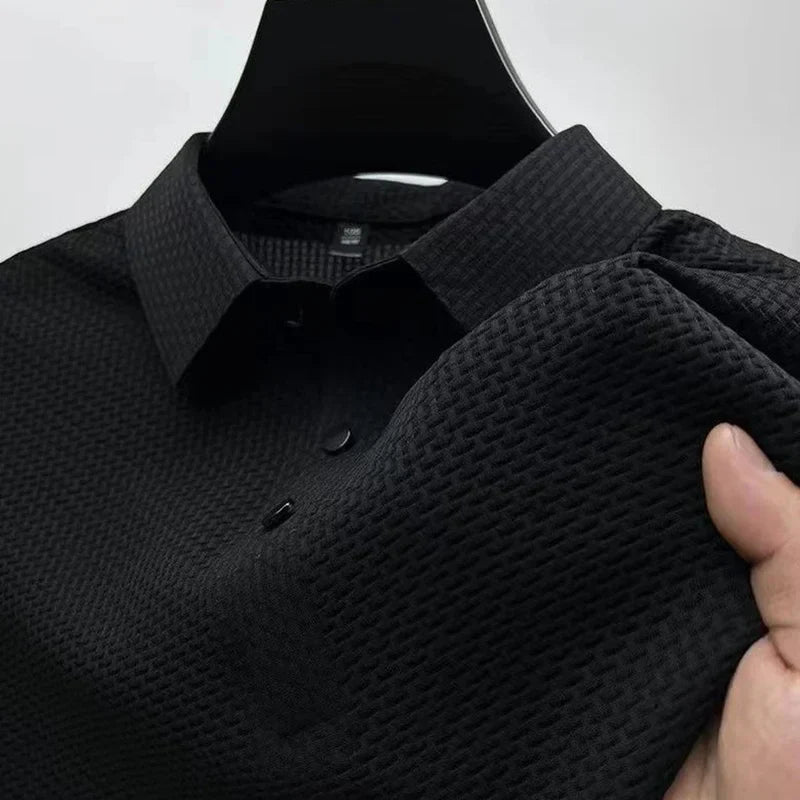 Melano - Textured Polo Shirt