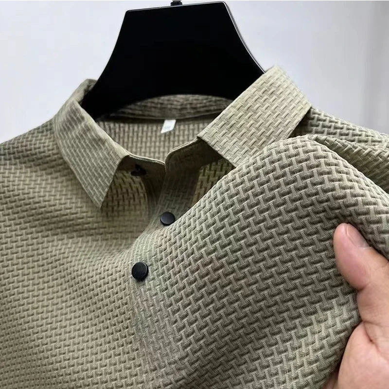 Melano - Textured Polo Shirt