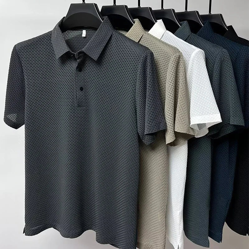 Melano - Textured Polo Shirt