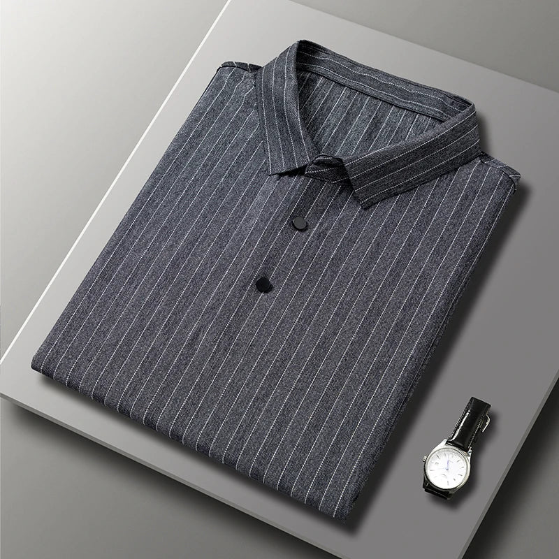 The Veneto Silken Striped Shirt