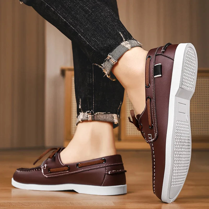 Levi Hudson - Leather Boat Shoe