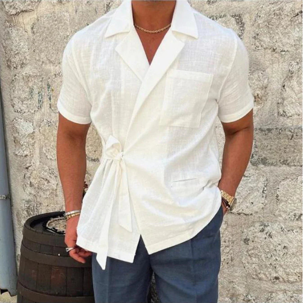 Vittorio - Short Sleeve Wrap Shirt