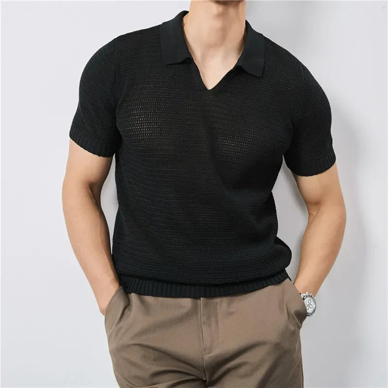Tidepoint – Open Weave Polo