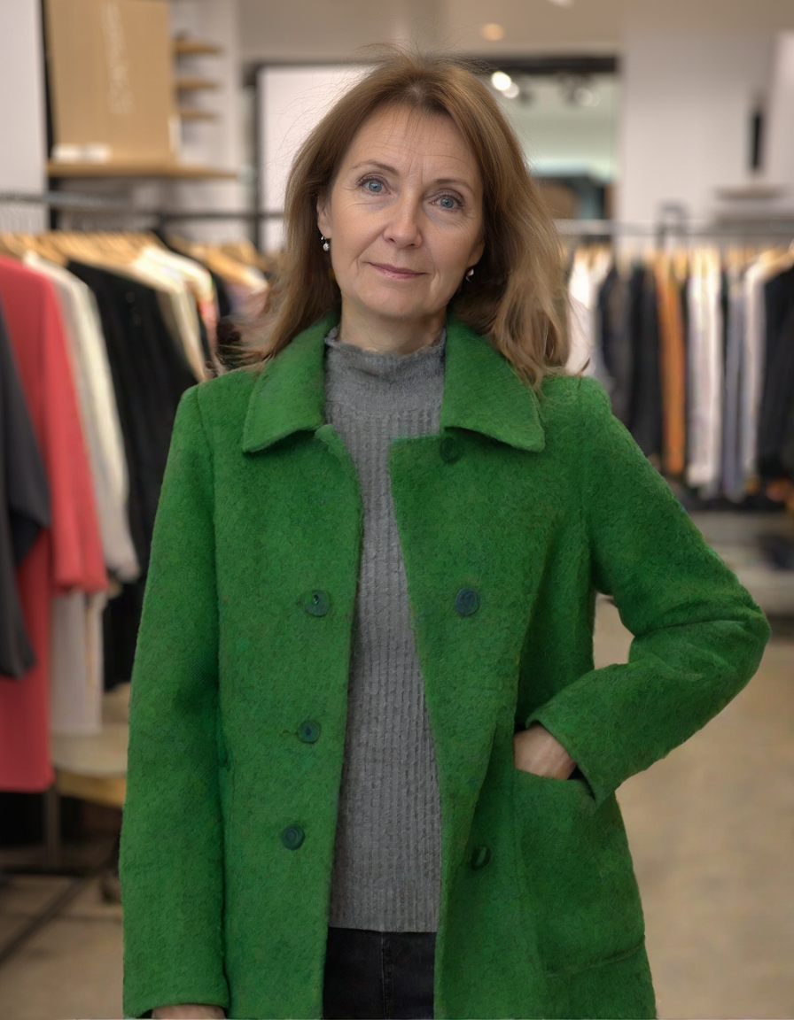 Stella-Marie | Women's Coat with High Collar