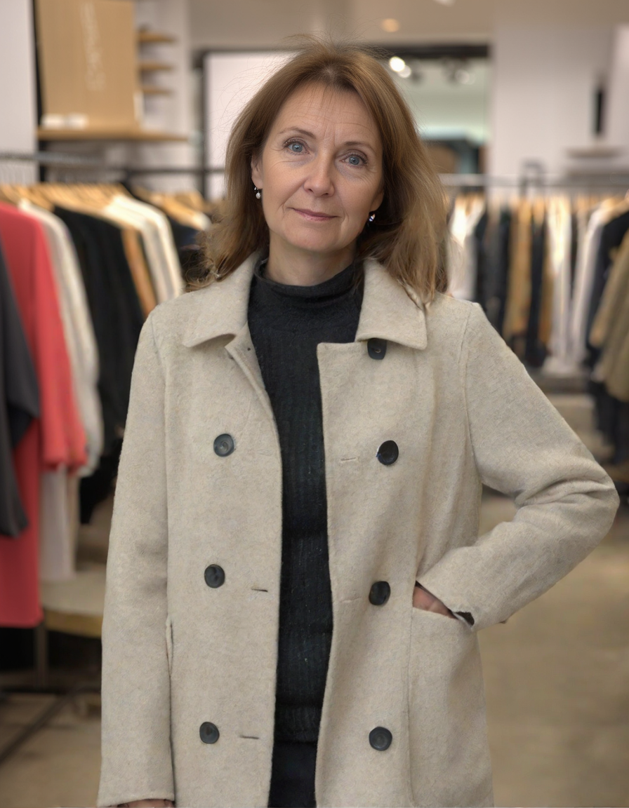 Stella-Marie | Women's Coat with High Collar