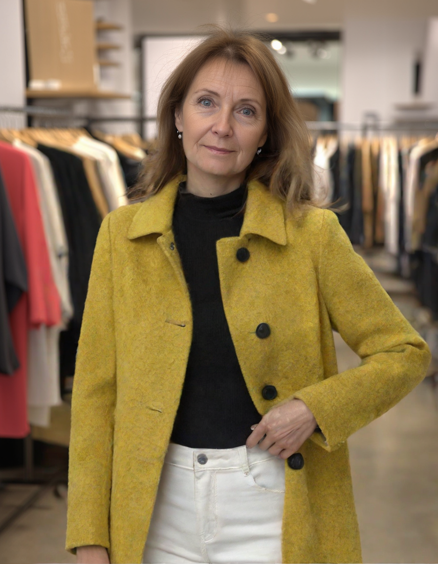 Stella-Marie | Women's Coat with High Collar