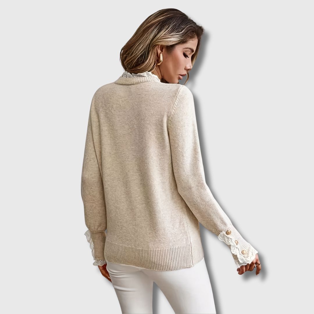 Sofie | Sweater with Lace Details