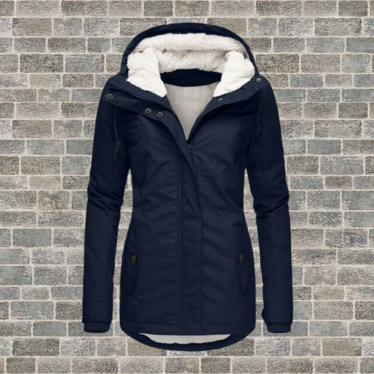 Jenna – Ultra-comfortable hooded sherpa coat