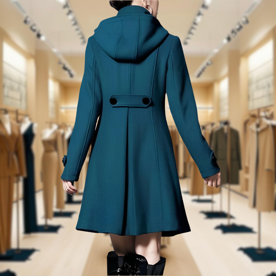 Suze – Hooded jacket with side pockets