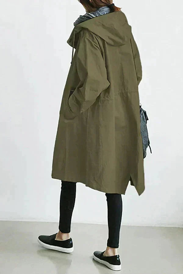 Evelyn – Classic Cotton rain coat for Everyday
