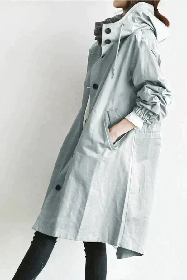 Evelyn – Classic Cotton rain coat for Everyday