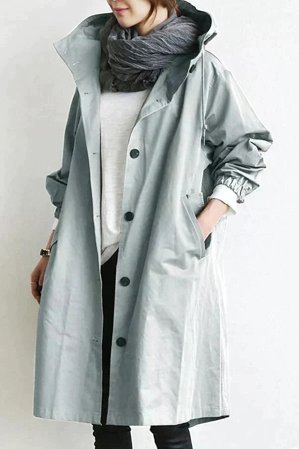 Evelyn – Classic Cotton rain coat for Everyday