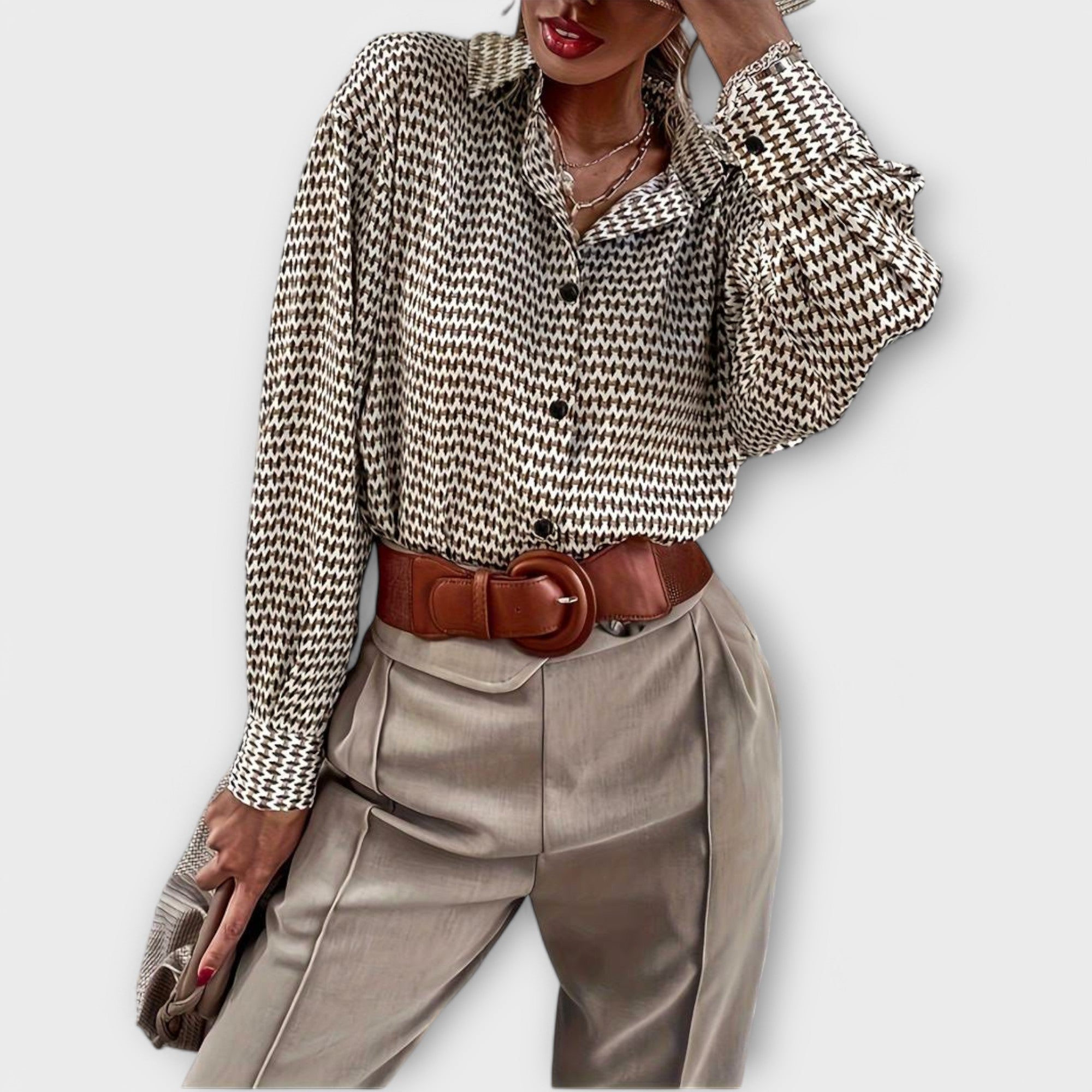 Ashley – Vintage Long-Sleeved Blouse