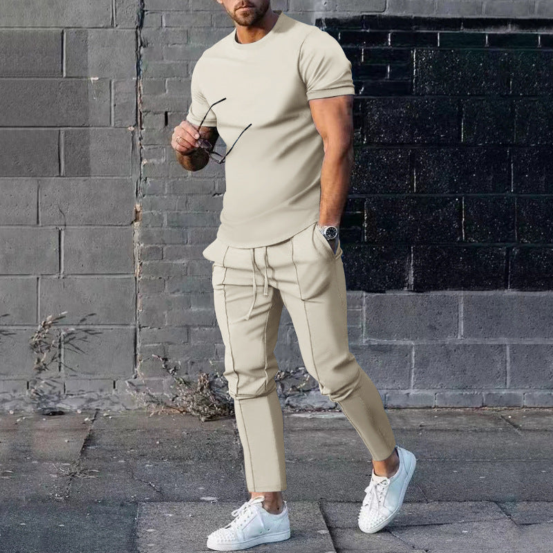 LoungeDuo™ | Set with Long Pants and T-Shirt