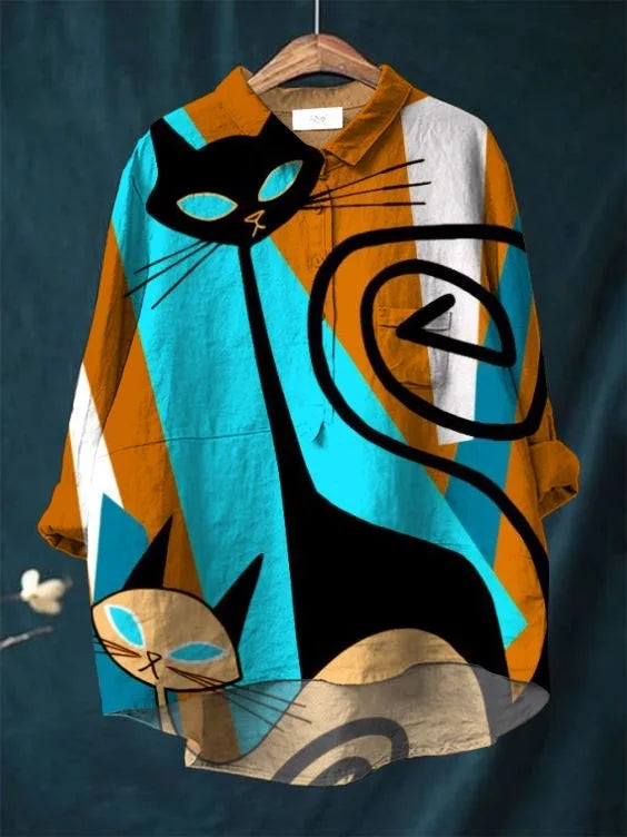 Cat | Animal Art T-Shirt