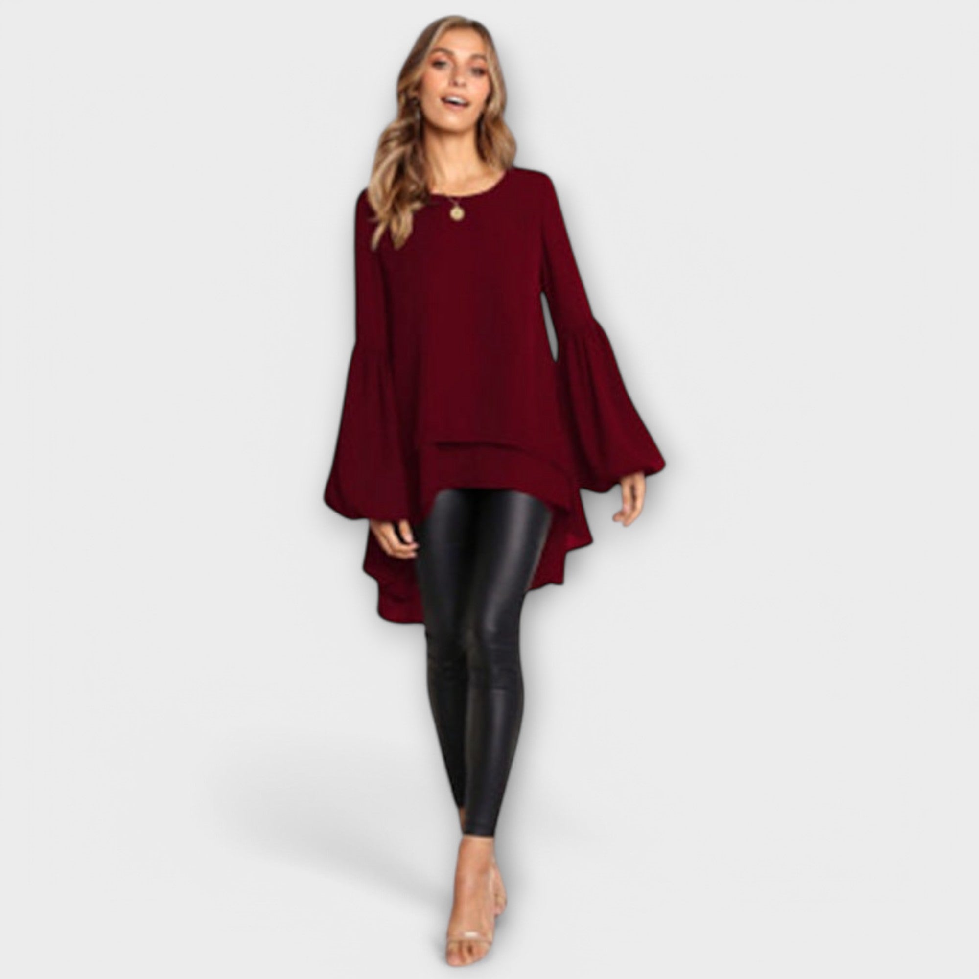 Aria – La Blusa Perfecta de Primavera con Cuello Redondo