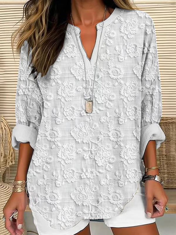 Darlene Lace Bloom Top