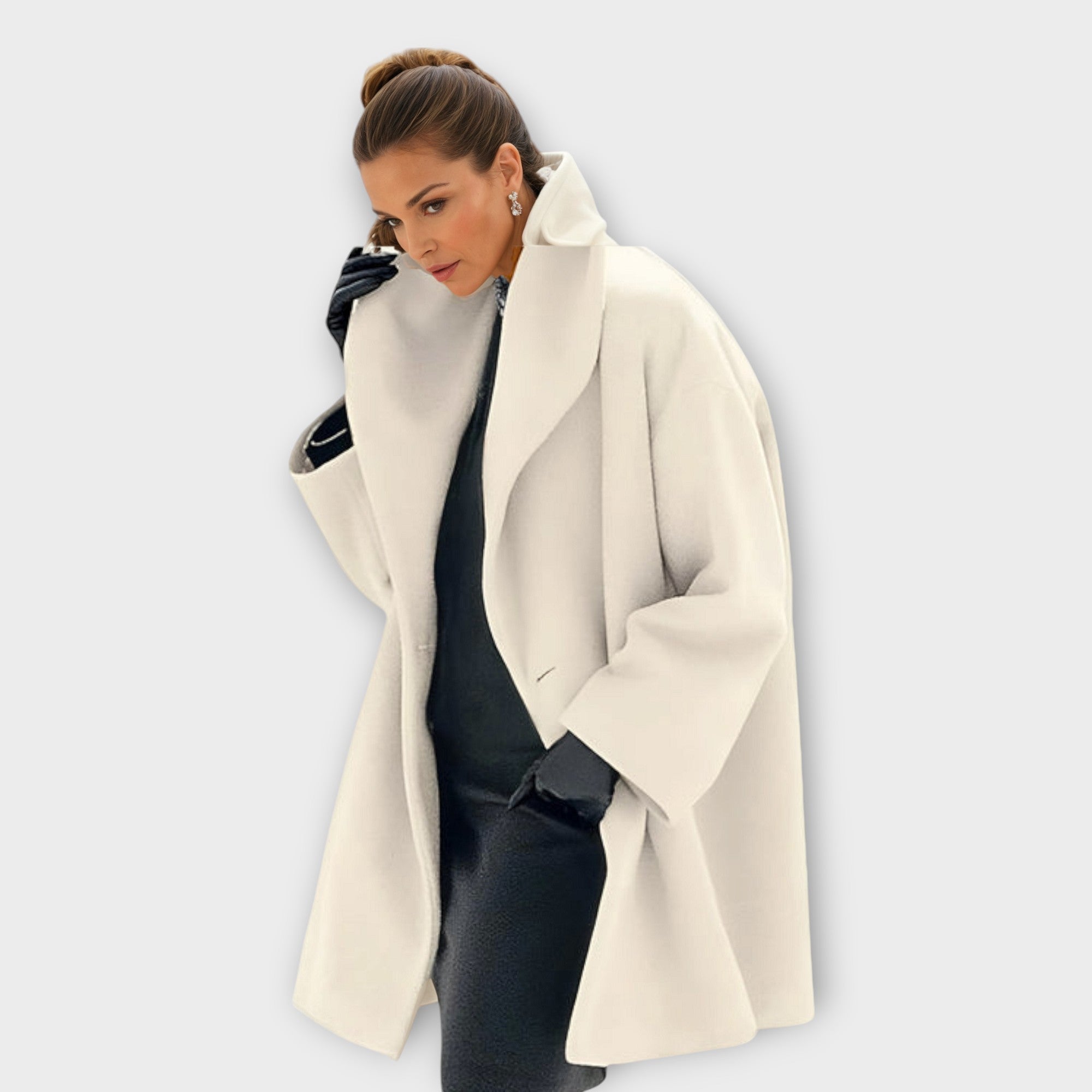 Emma – Premium windproof wool coat
