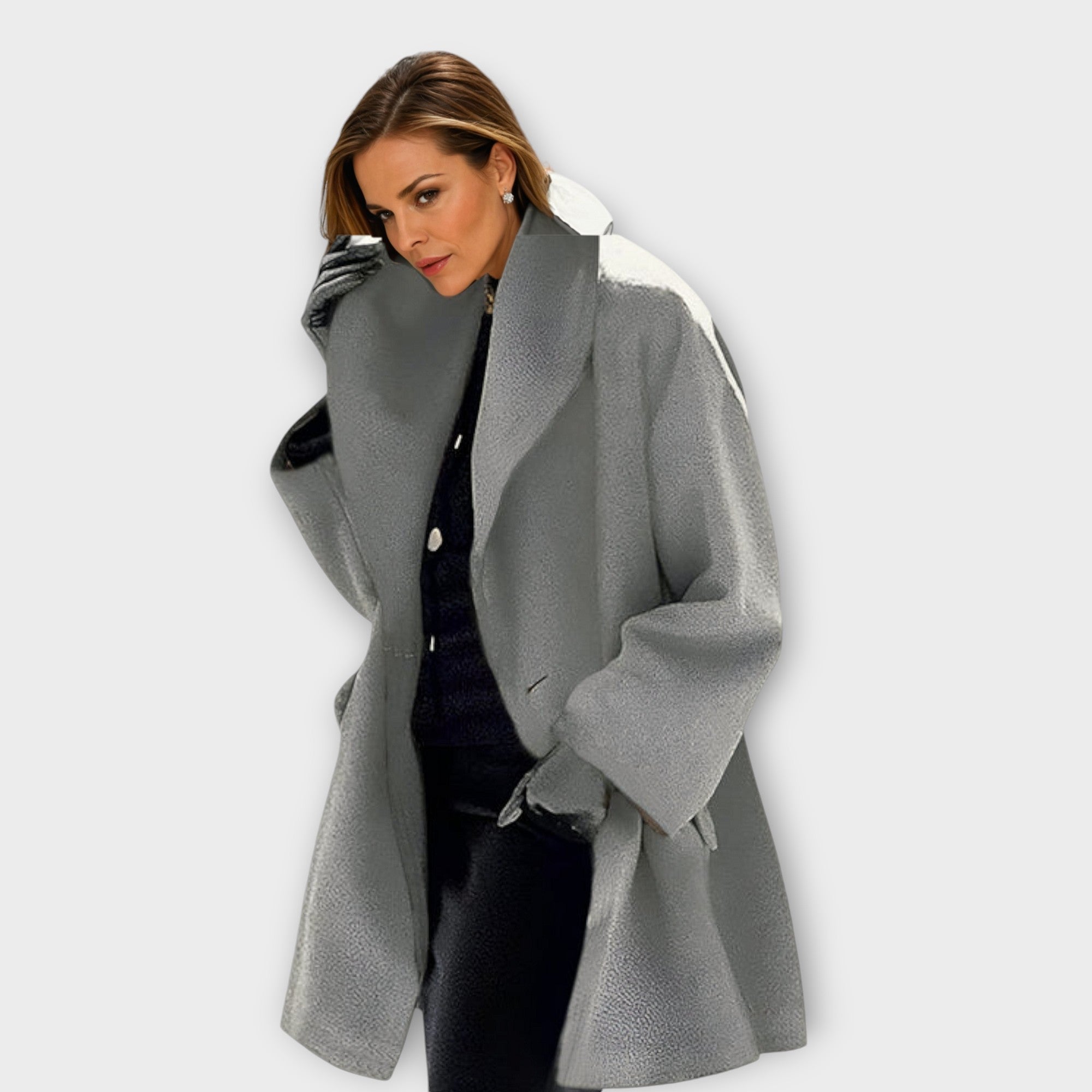 Emma – Premium windproof wool coat