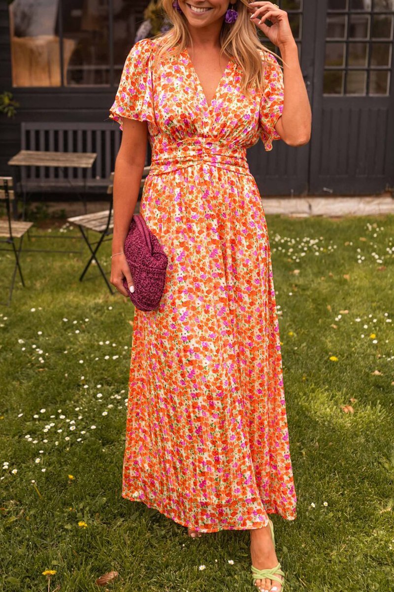 MARIELLA | Long Floral Dress with a Romantic and Airy Style