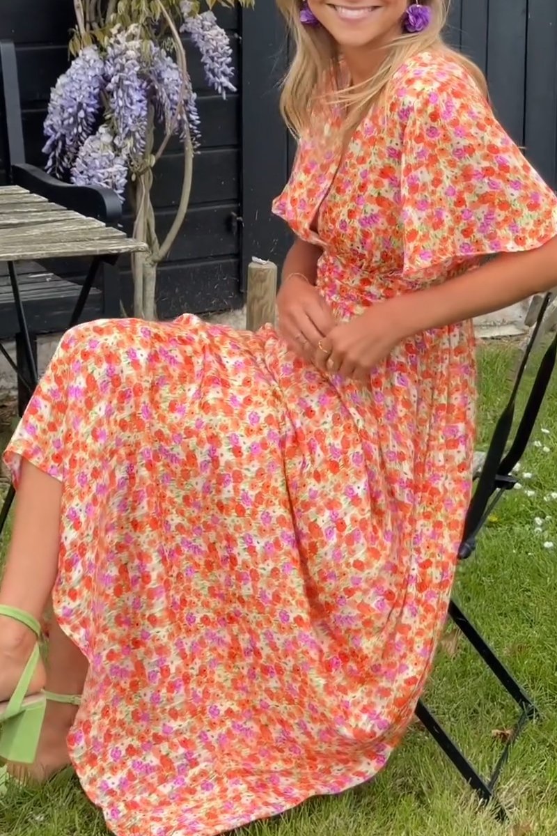 MARIELLA | Long Floral Dress with a Romantic and Airy Style