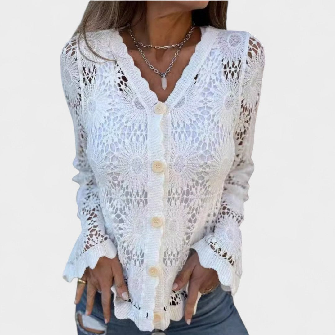 Sofia - CROCHET LACE CARDIGAN