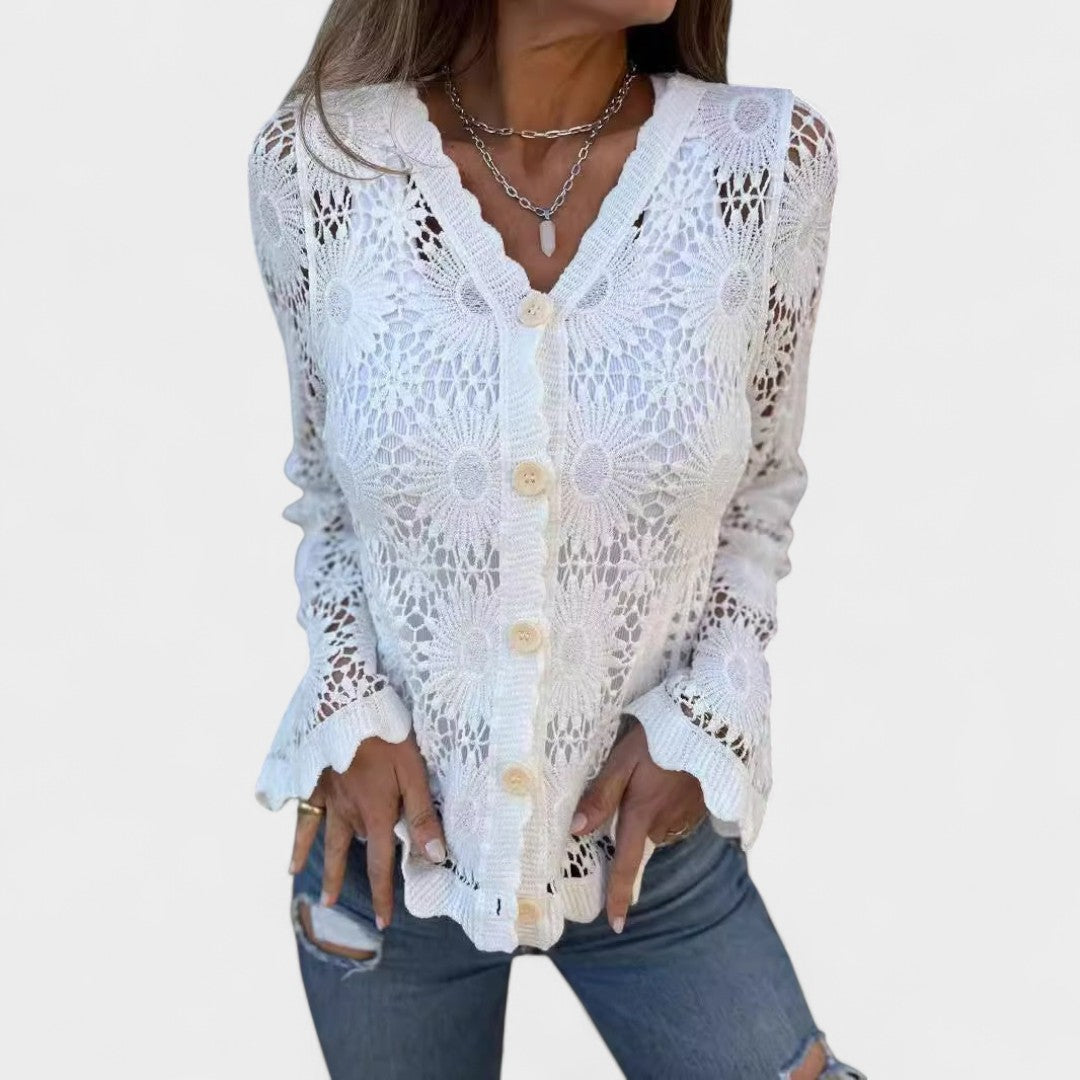 Sofia - CROCHET LACE CARDIGAN