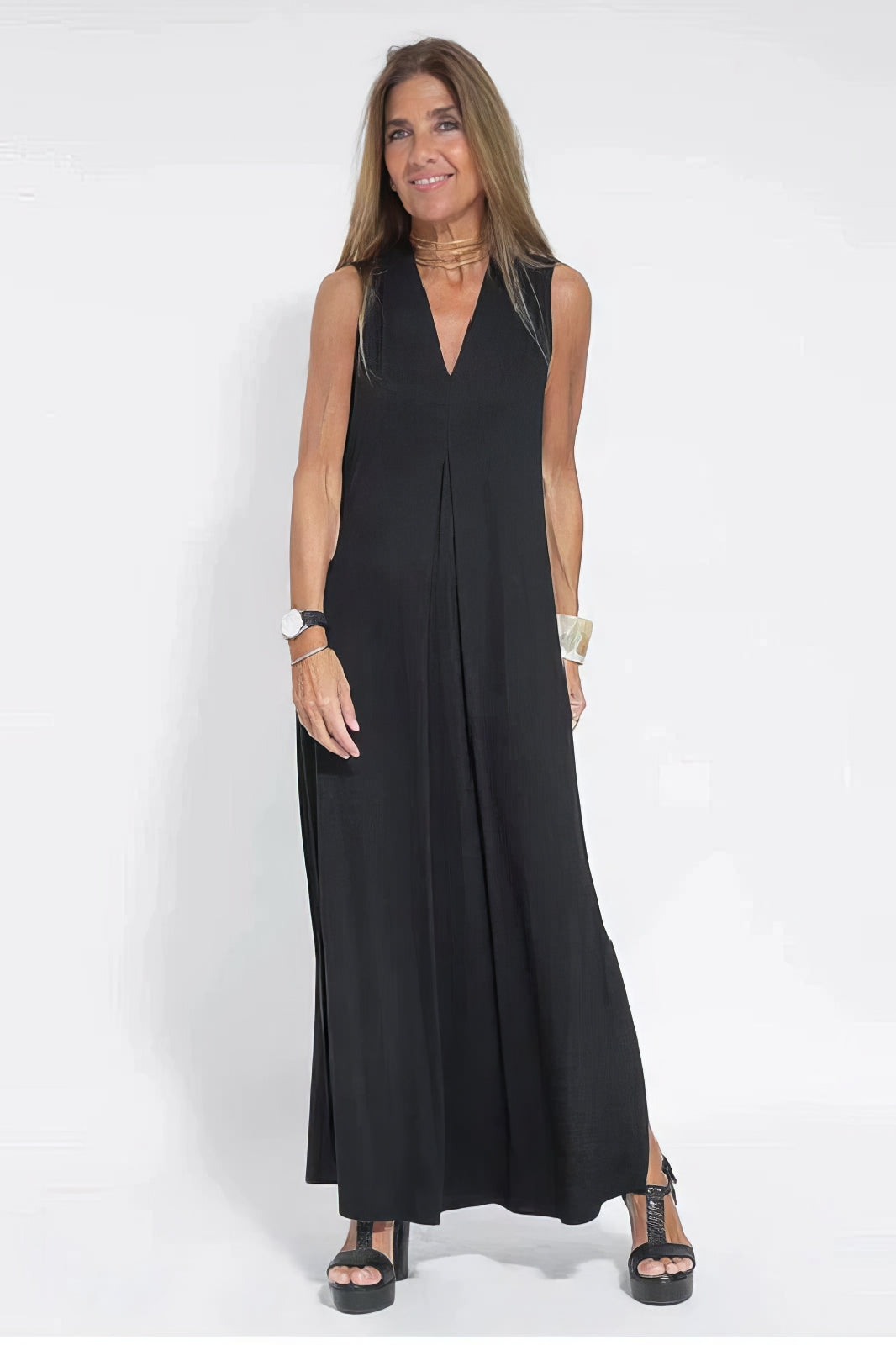ELISE | Elegant Long Dress with Included Cardigan