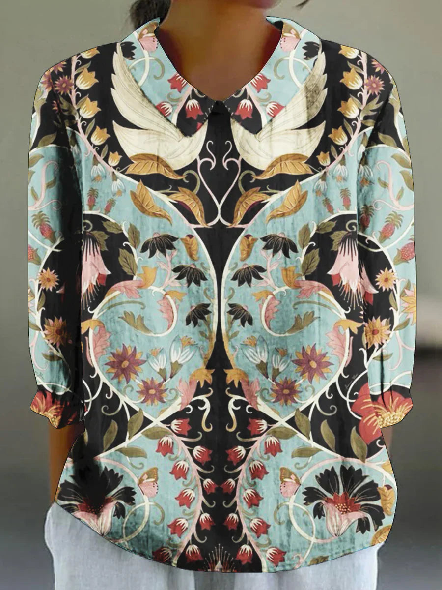 Ariane – bohemian baroque blouse